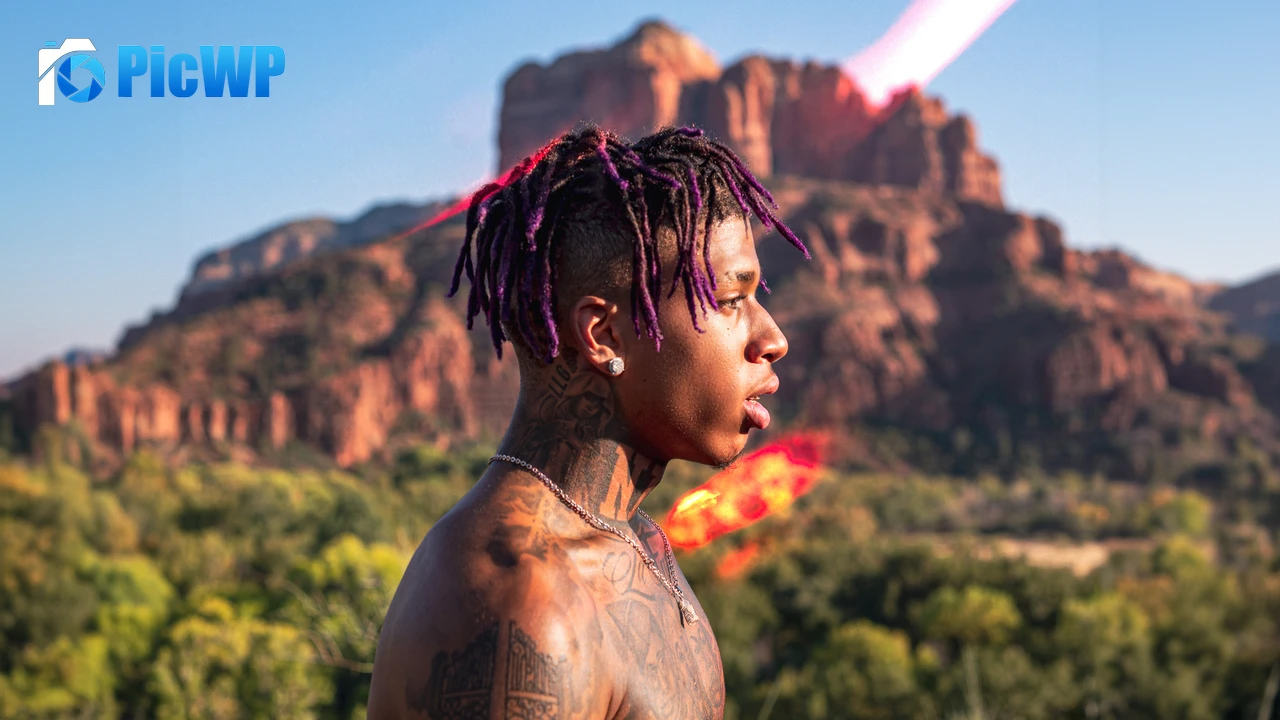 NLE Choppa 8K PC Wallpaper
