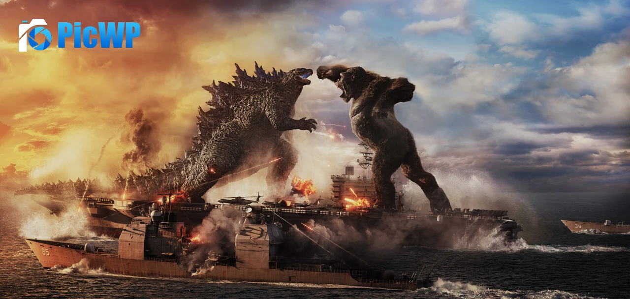 Godzilla vs Kong Ultrawide 9K Wide Wallpaper