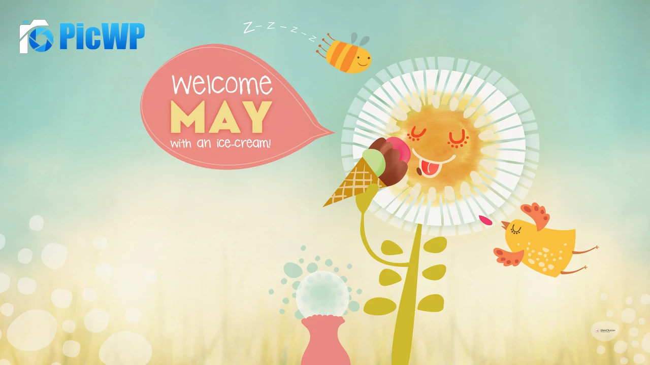 May (Month) Sunny day 6K PC Wallpaper