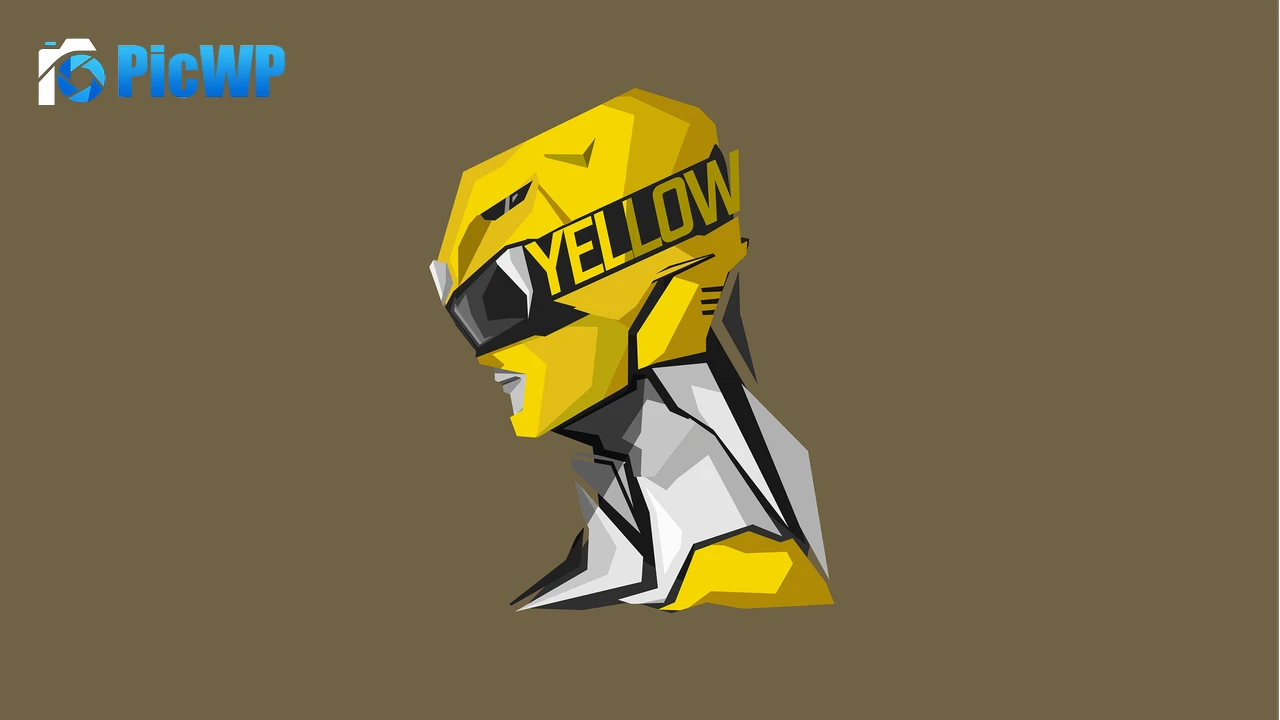 Yellow Ranger Power Rangers 8K PC Wallpaper