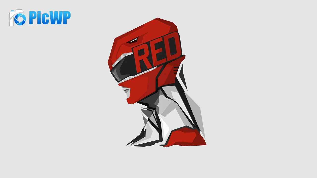 Red Ranger Power Rangers 8K PC Wallpaper