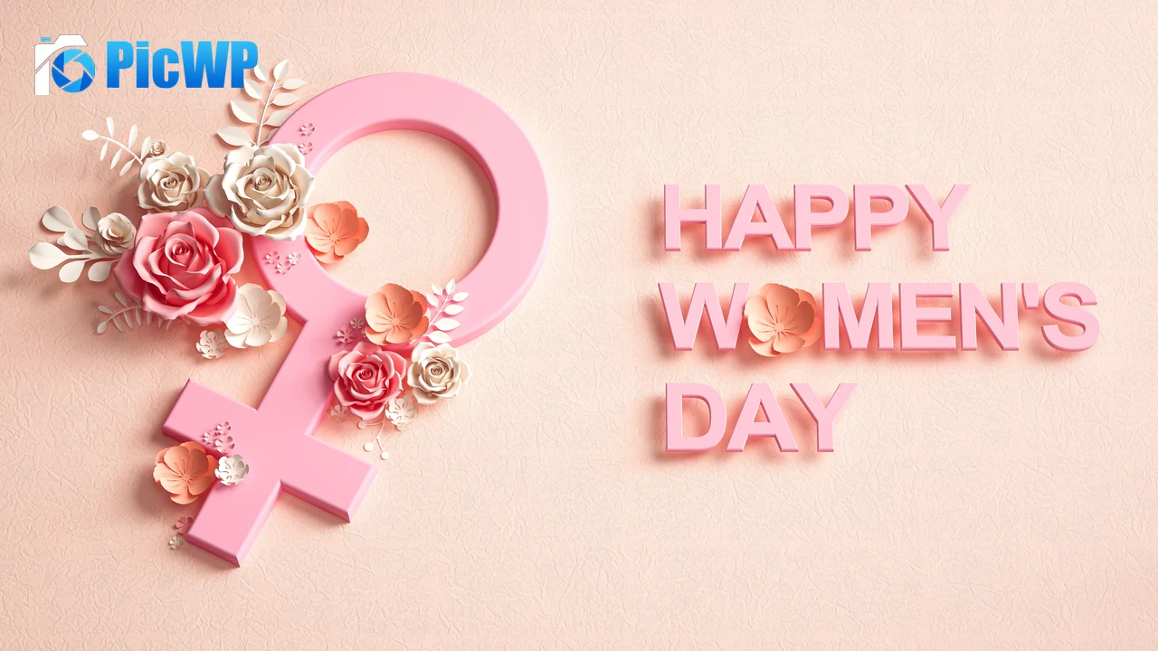 Women's Day Pink aesthetic 8K PC Wallpaper