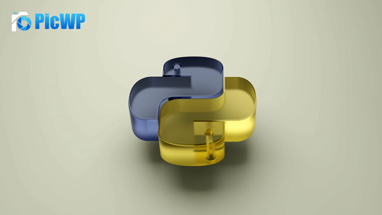 Python Programming language Logo 6K PC Wallpaper