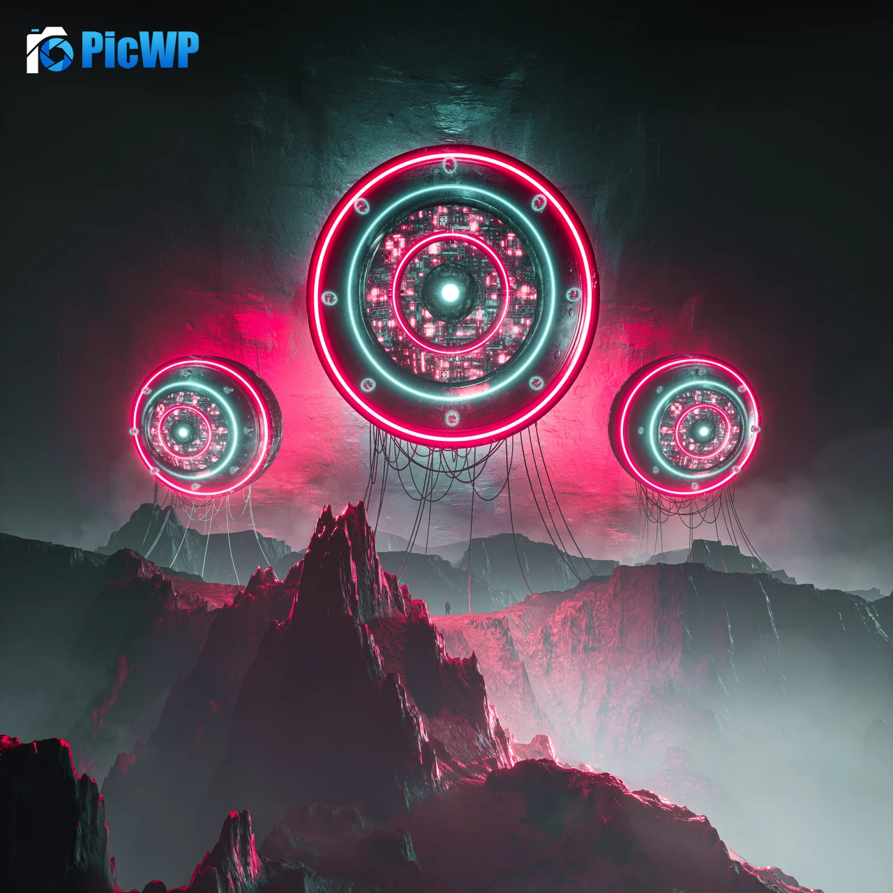 Aliens Spaceship 6K Fold Wallpaper