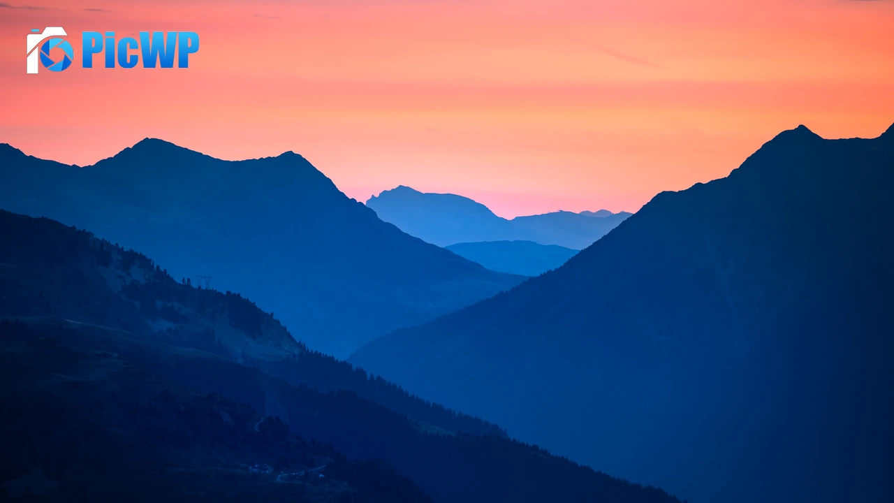 Col de la Madeleine Sunset 6K PC Wallpaper