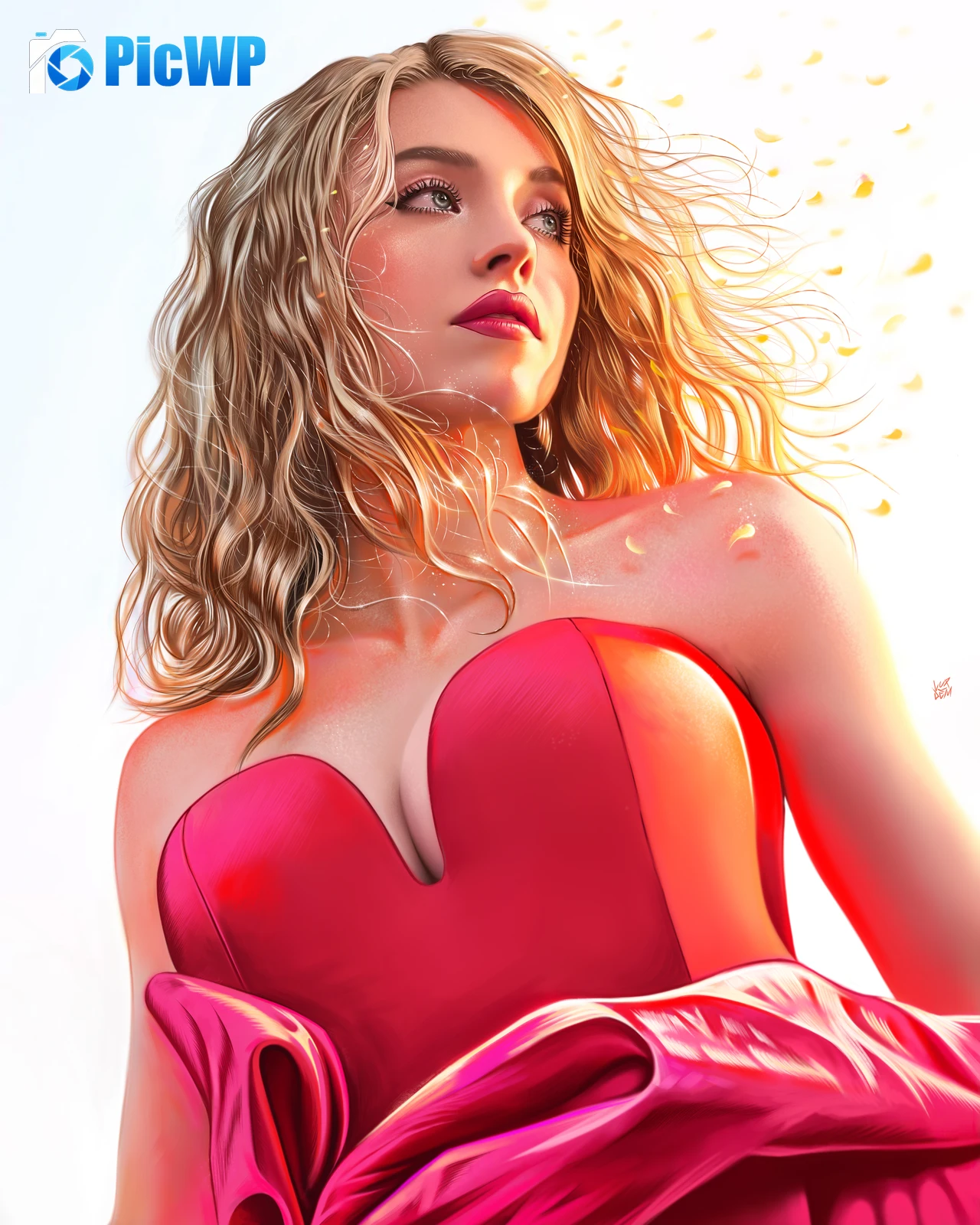 Sydney Sweeney Digital Art 7K Mobile Wallpaper