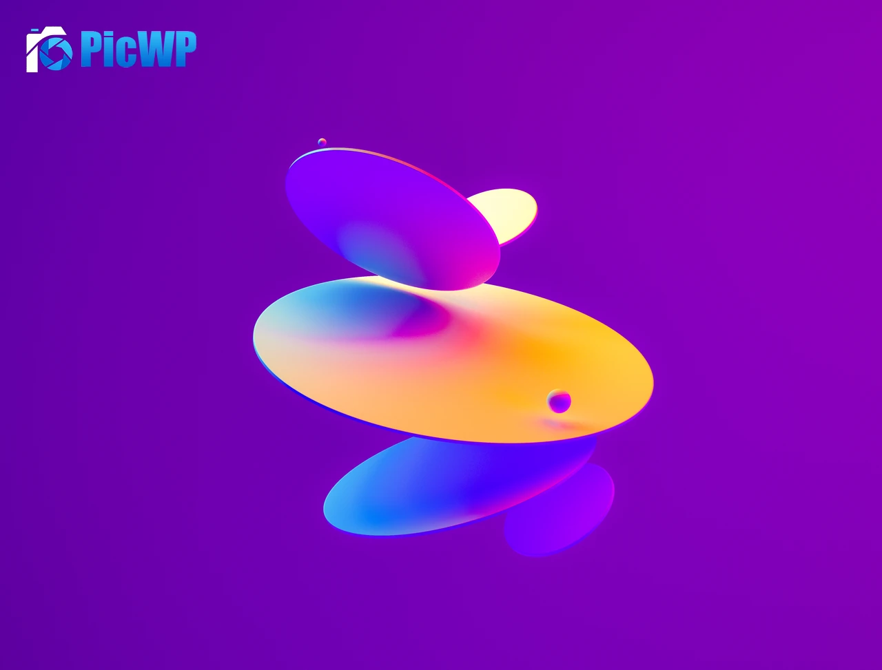 3D Render Purple background 5K PC Wallpaper