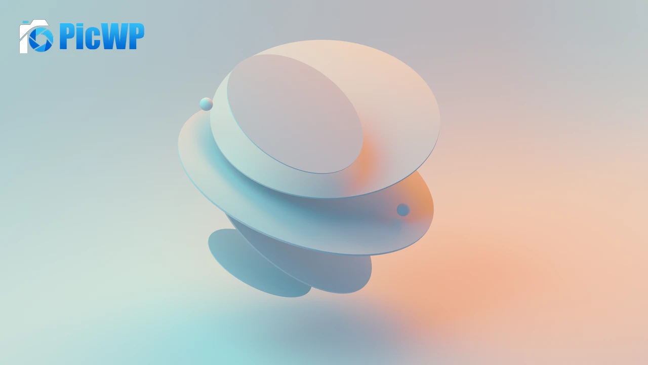 3D Render Gradient background 8K PC Wallpaper