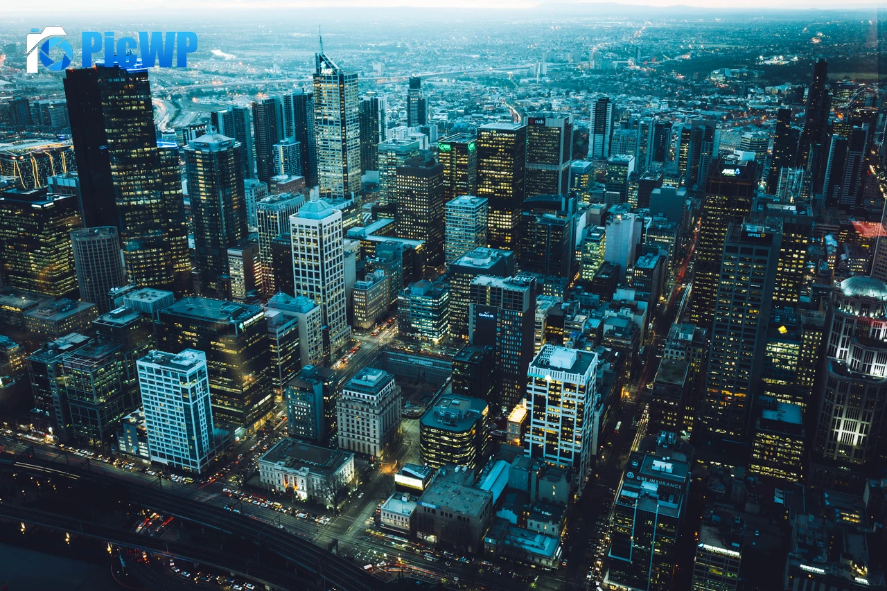 Cityscape Birds eye view 6K PC Wallpaper