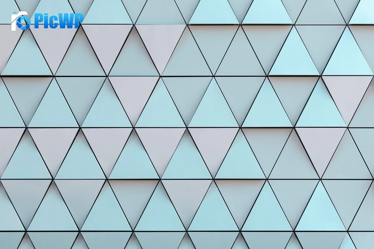Triangles Geometric 6K PC Wallpaper