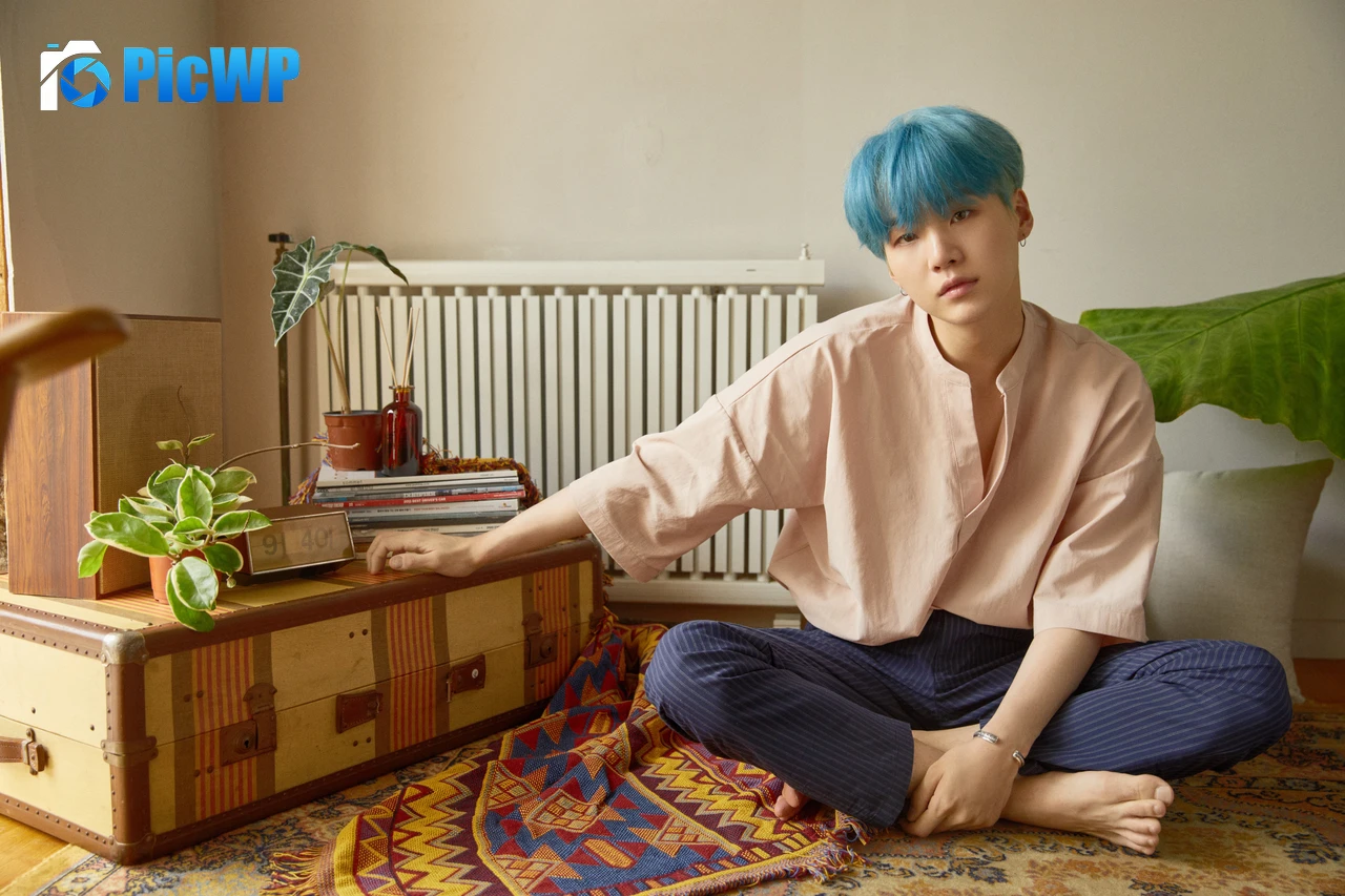 Suga South Korean rapper 5K PC Wallpaper
