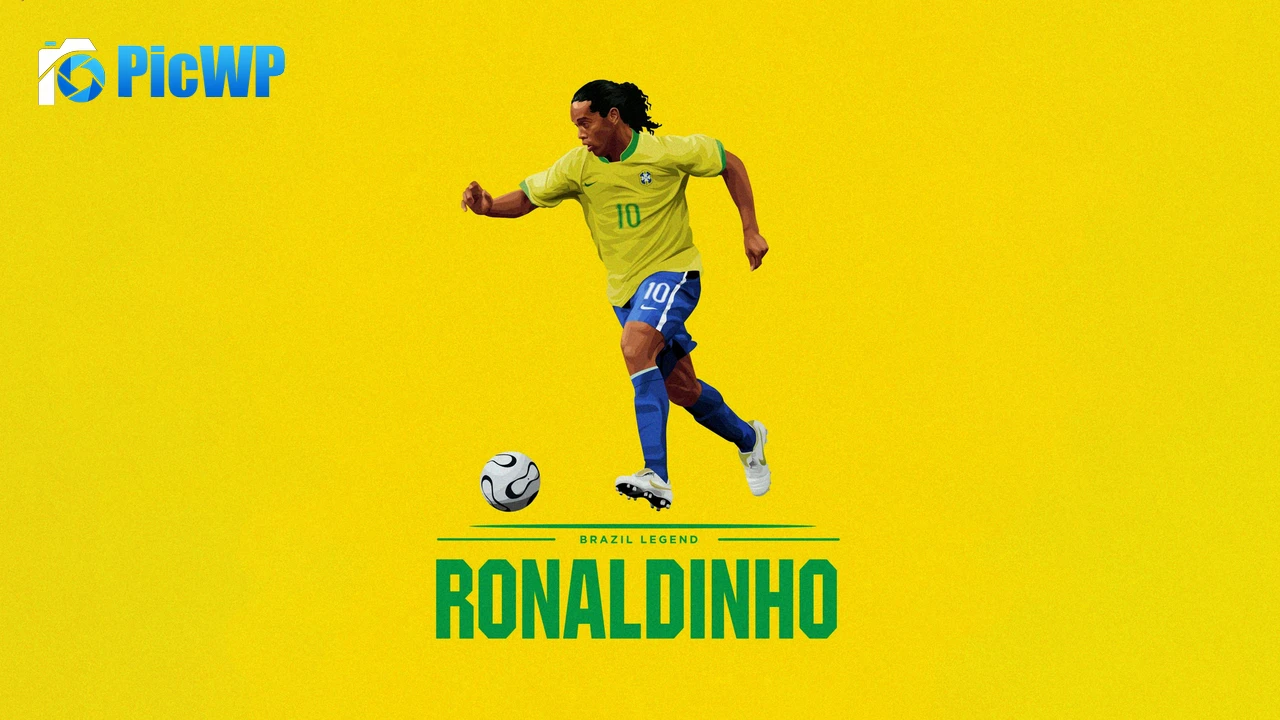 Ronaldinho Brazilian Football Player 6K PC Wallpaper