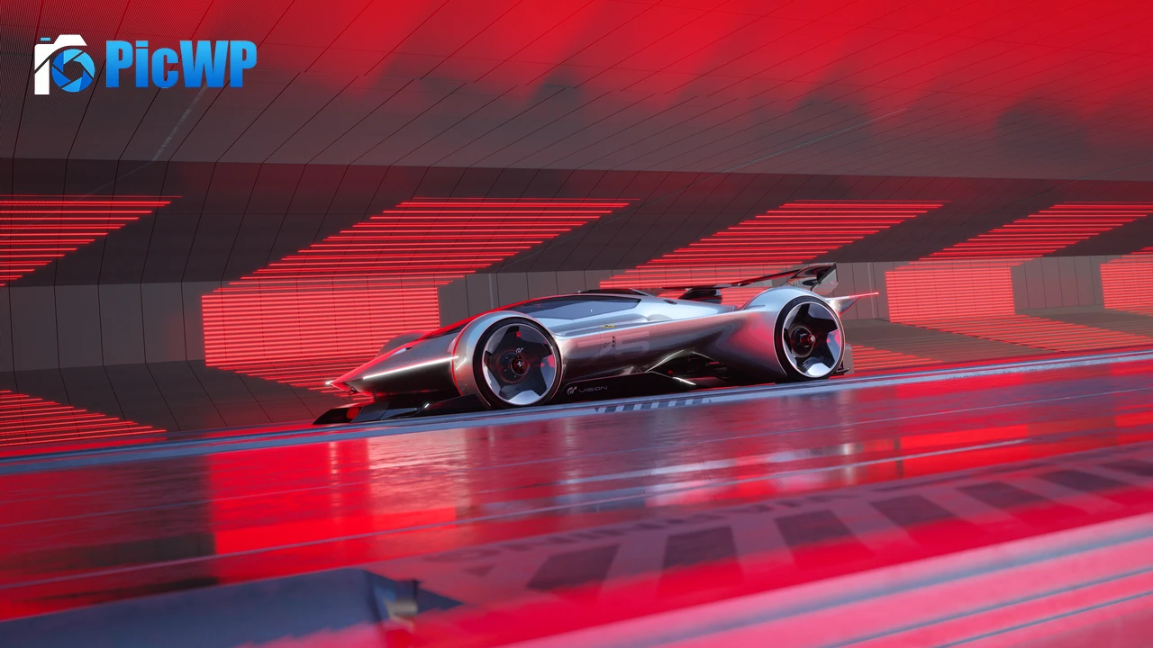 Ferrari Vision Gran Turismo Hybrid race cars 7K PC Wallpaper