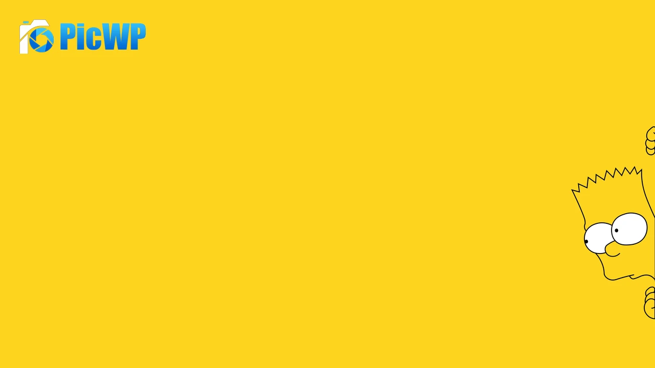 Bart Simpson The Simpsons 6K PC Wallpaper