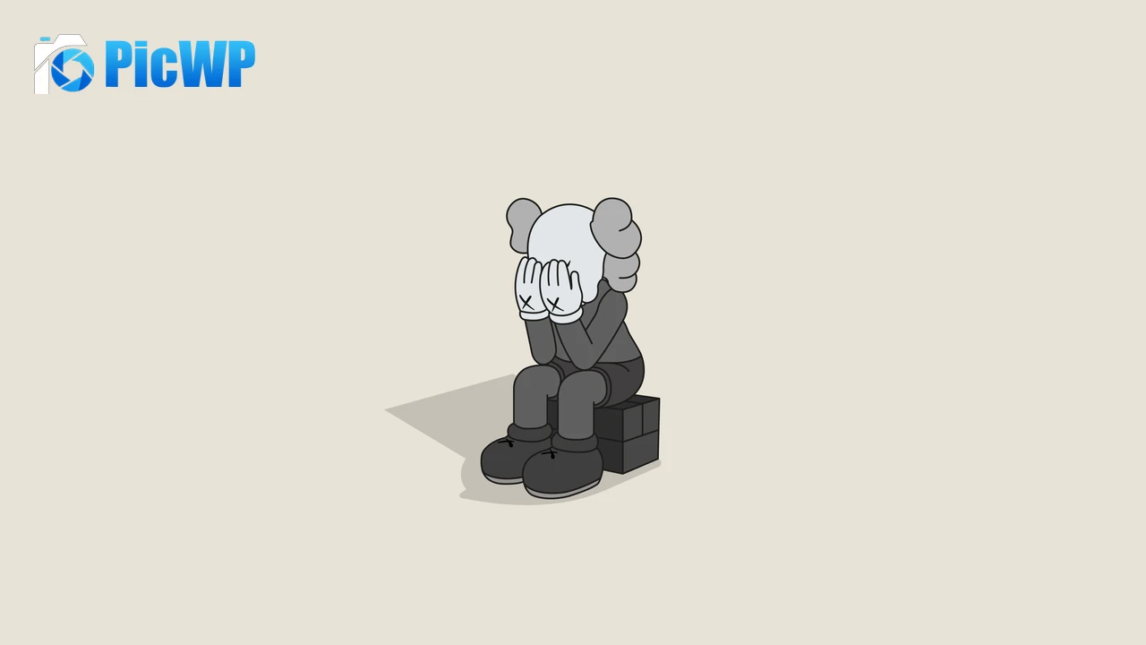 Kaws sad Kaws alone 4K PC Wallpaper