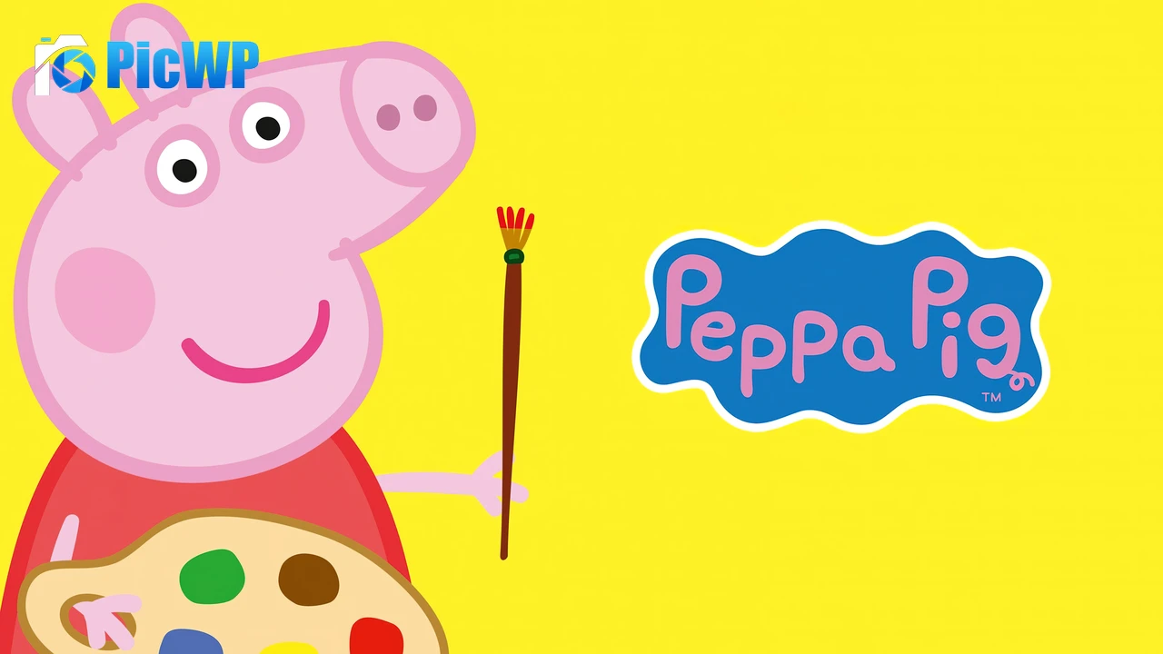 Peppa Pig TV show 6K PC Wallpaper