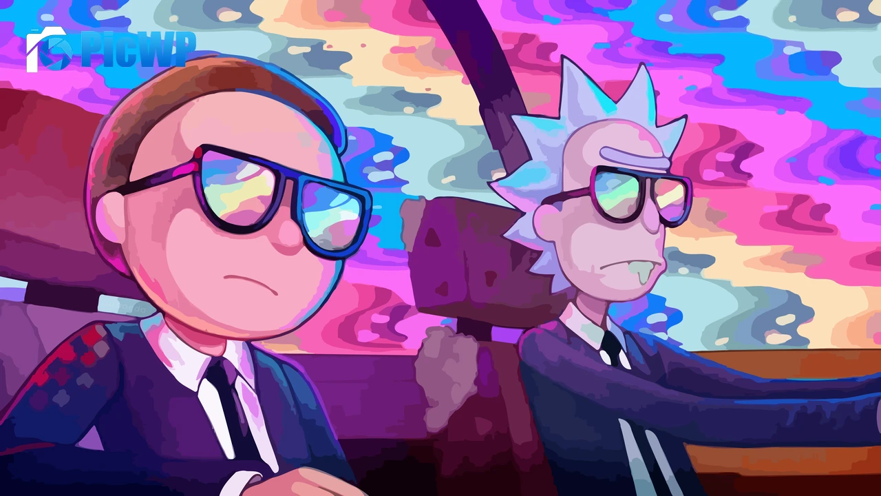 Rick and Morty Run the Jewels 8K PC Wallpaper