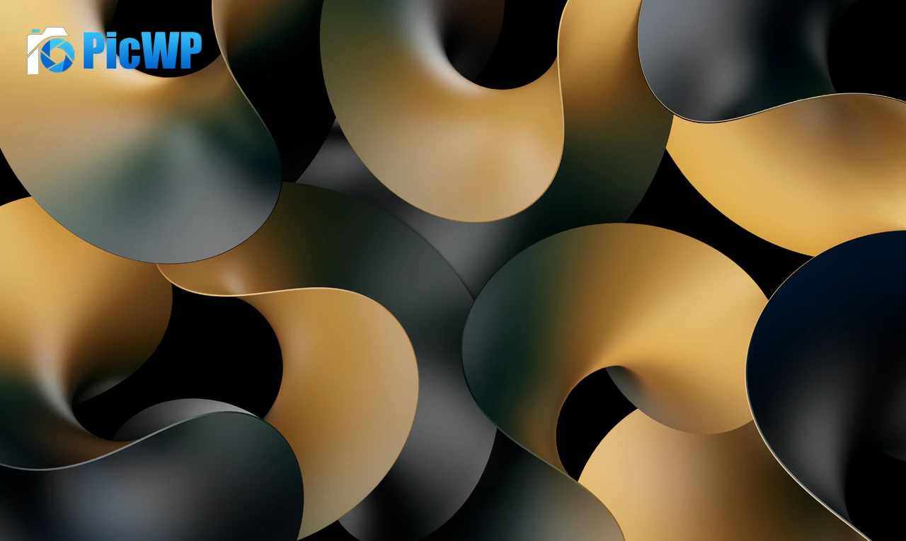 Brown abstract Abstract curves 4K PC Wallpaper
