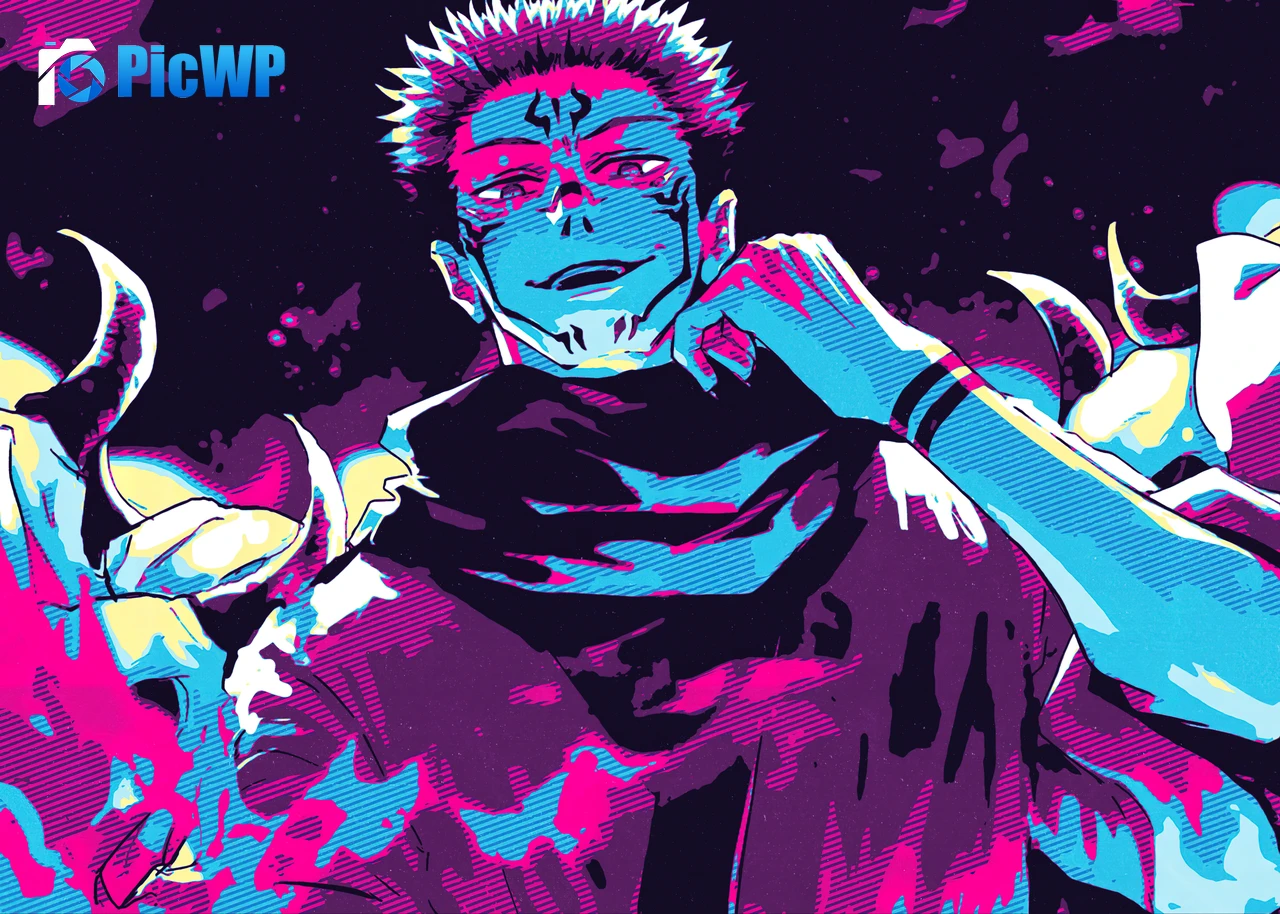 Sukuna Illustration 4K PC Wallpaper