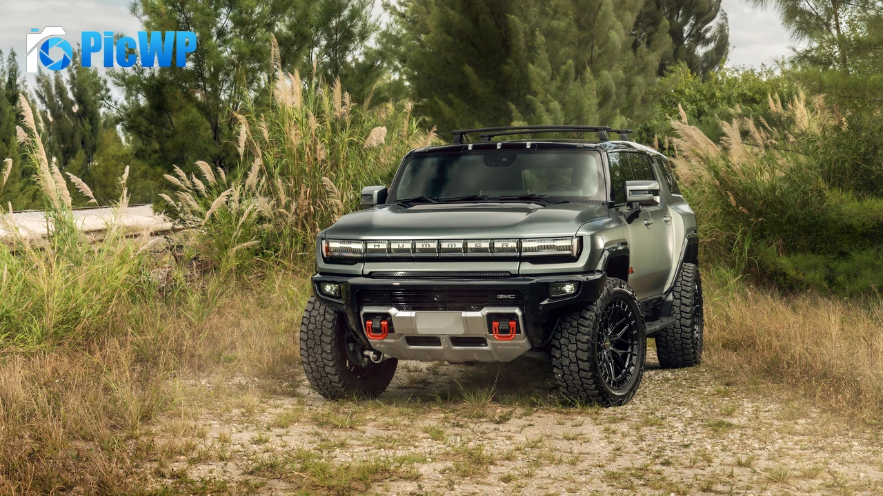 GMC Hummer EV Aesthetic 8K PC Wallpaper