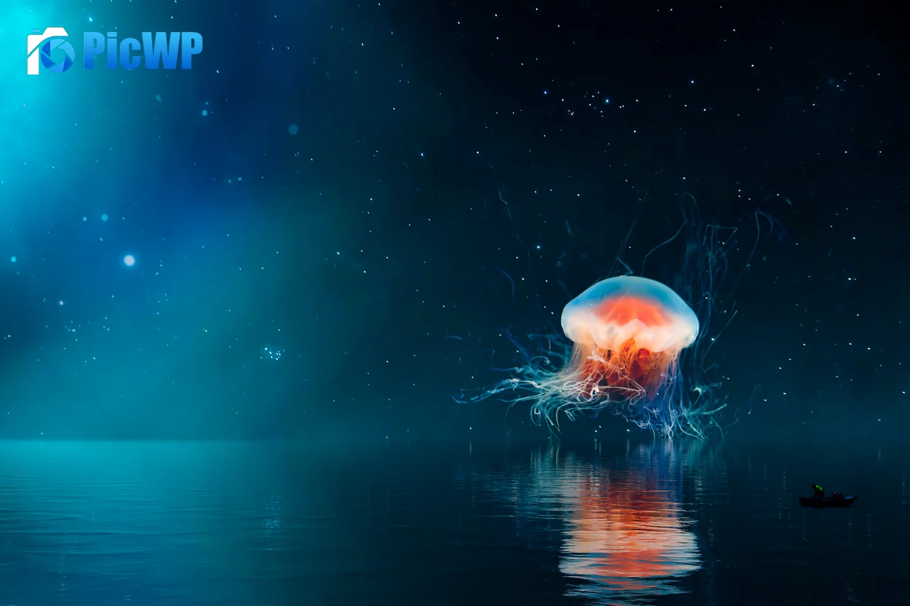 Jellyfish Tentacles 8K PC Wallpaper