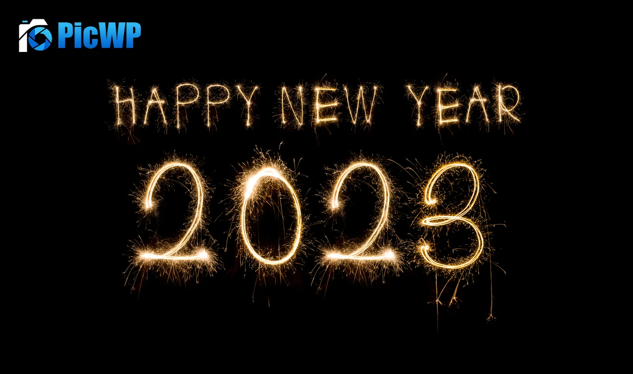 Happy New Year 2023 Fireworks 8K PC Wallpaper