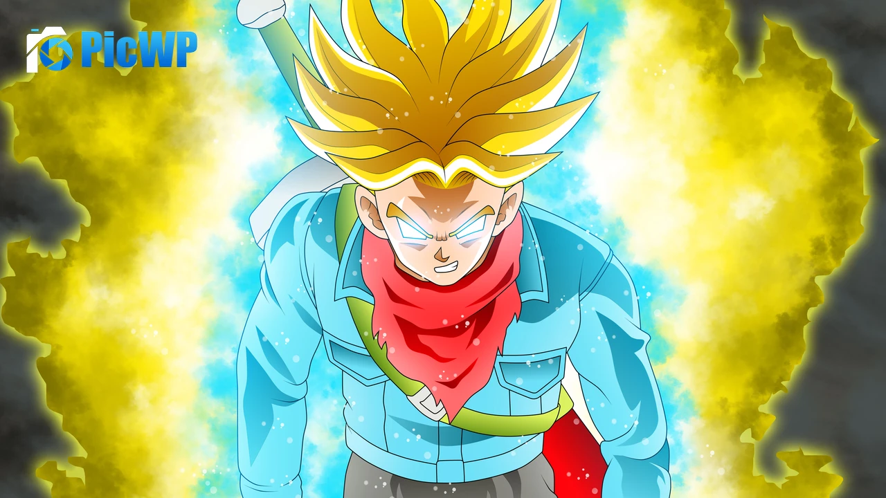 Super Saiyan Rage Trunks 7K PC Wallpaper
