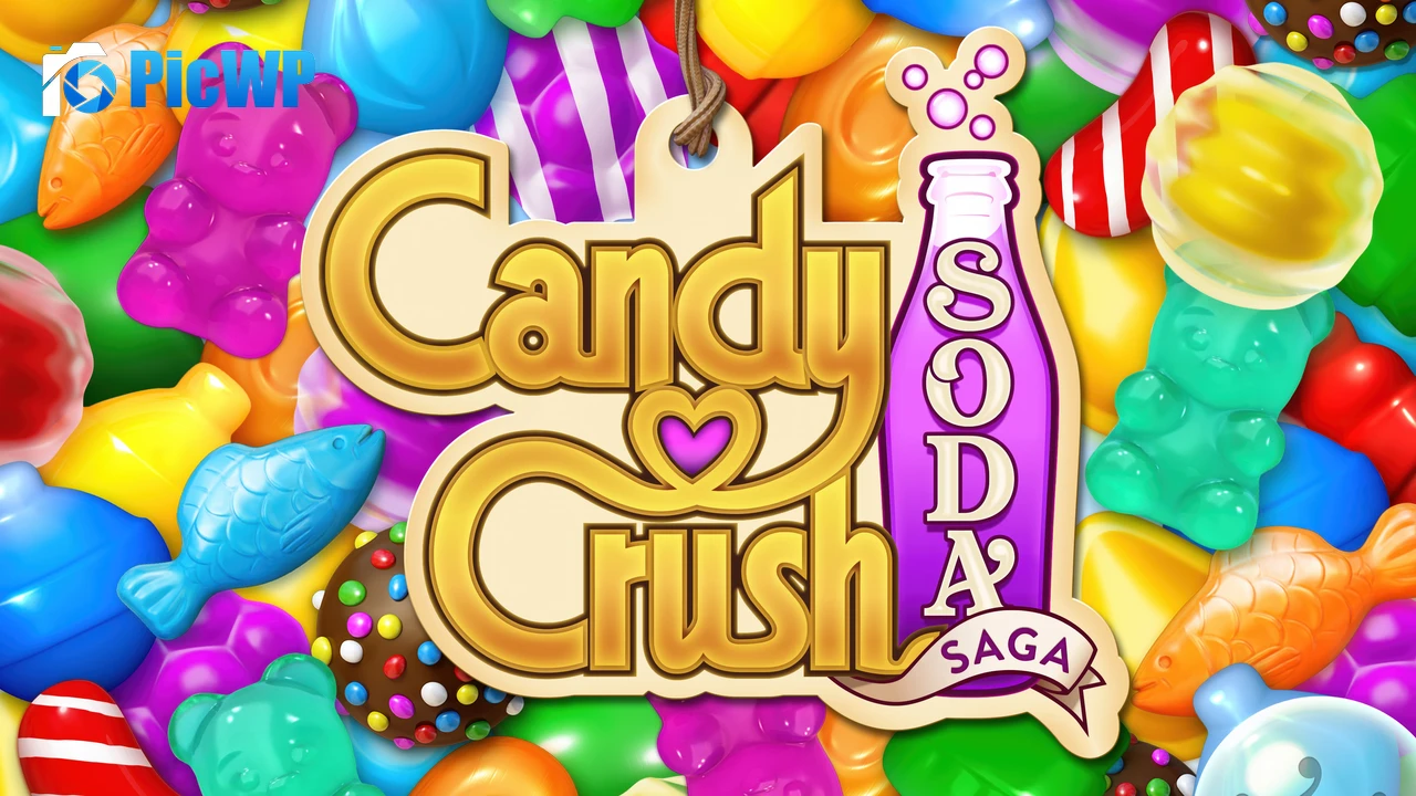 Candy Crush Soda Saga Key Art 6K PC Wallpaper