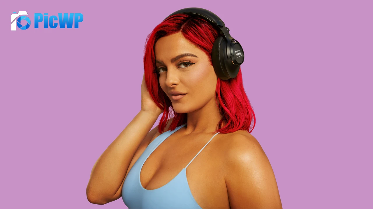 Bebe Rexha Headphones 6K PC Wallpaper