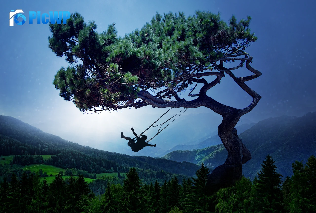 Swing Surreal 7K PC Wallpaper