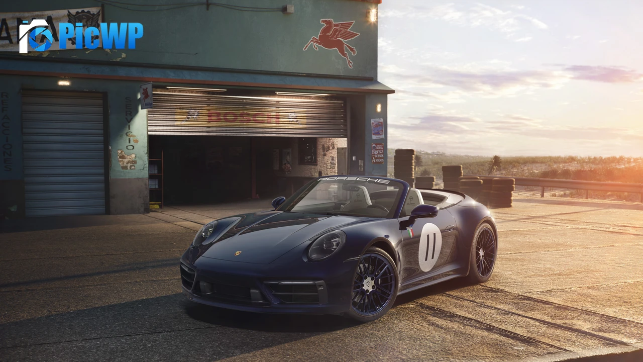Porsche 911 Carrera S Cabriolet Panamericana Special Edition 8K PC Wallpaper