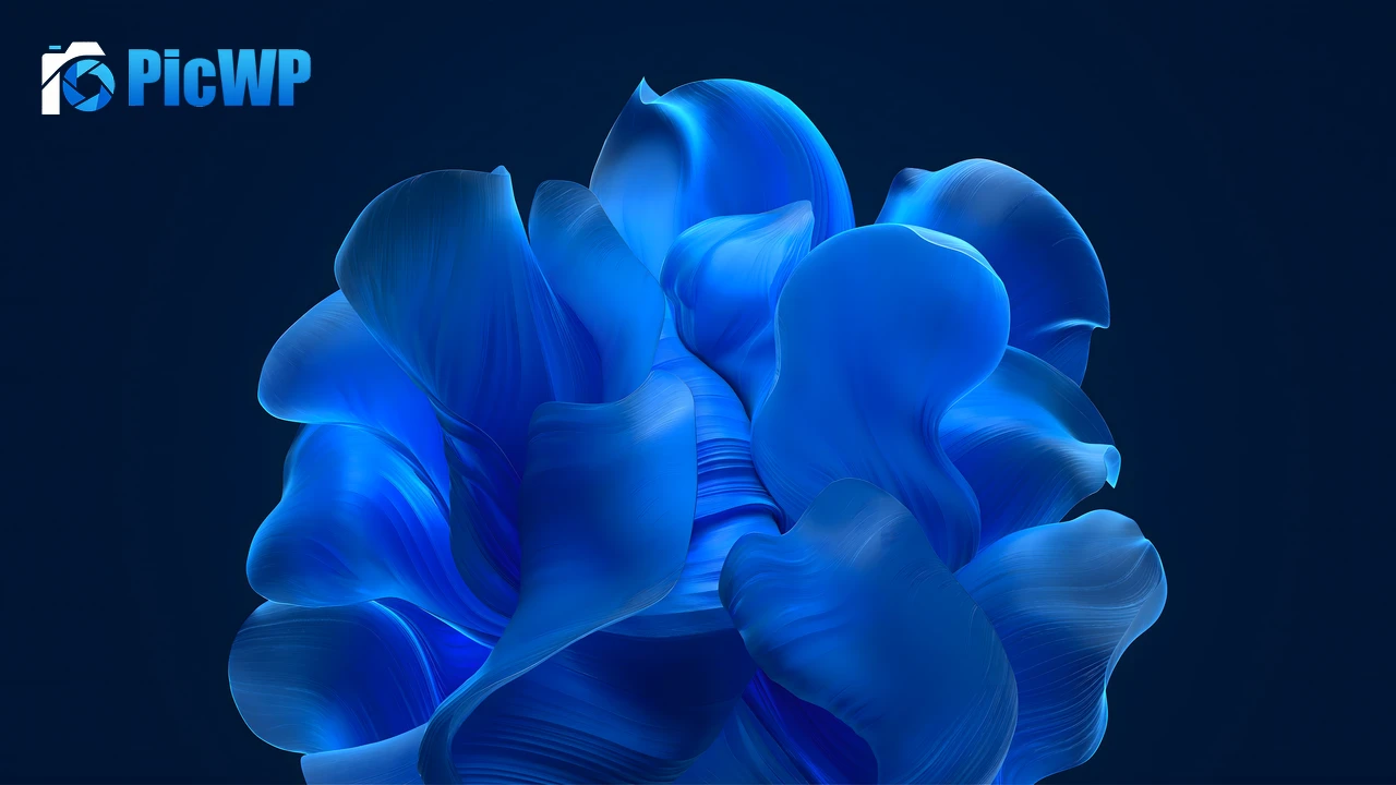 Windows 11 Blue aesthetic 8K PC Wallpaper