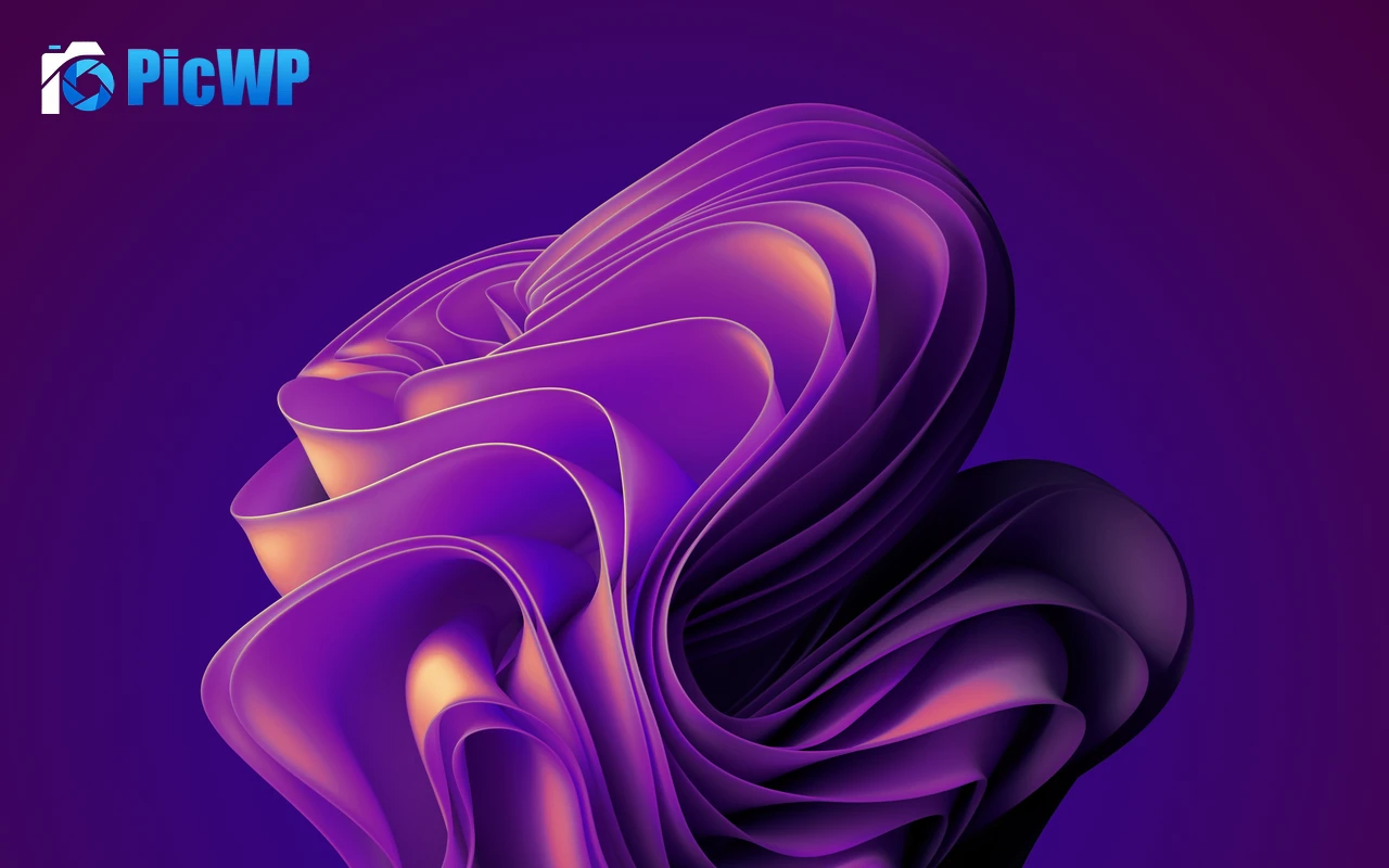 Windows 11 Purple 4K PC Wallpaper