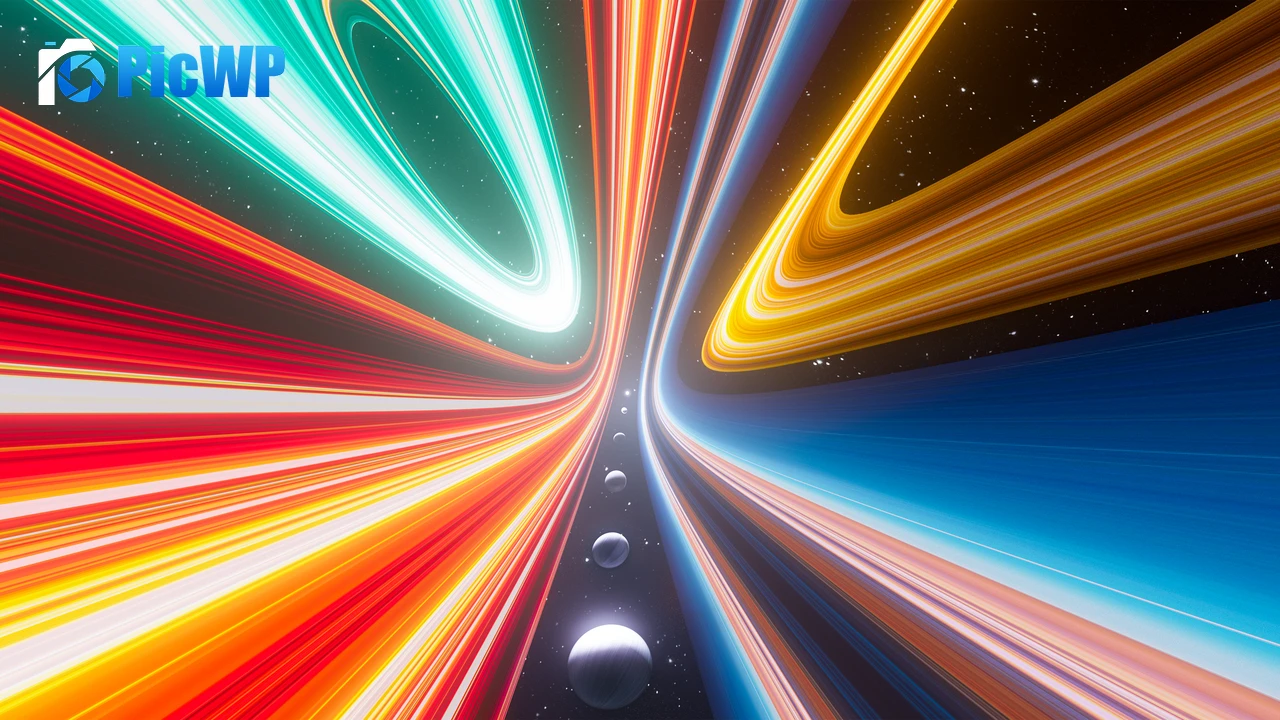 Vibrant Cosmic scene 6K PC Wallpaper