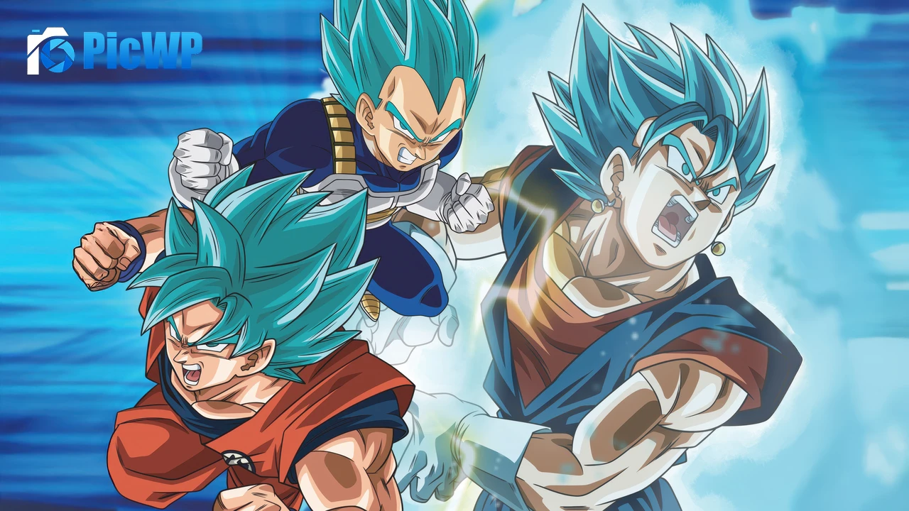 Dragon Ball Super Super Saiyan Blue 6K PC Wallpaper