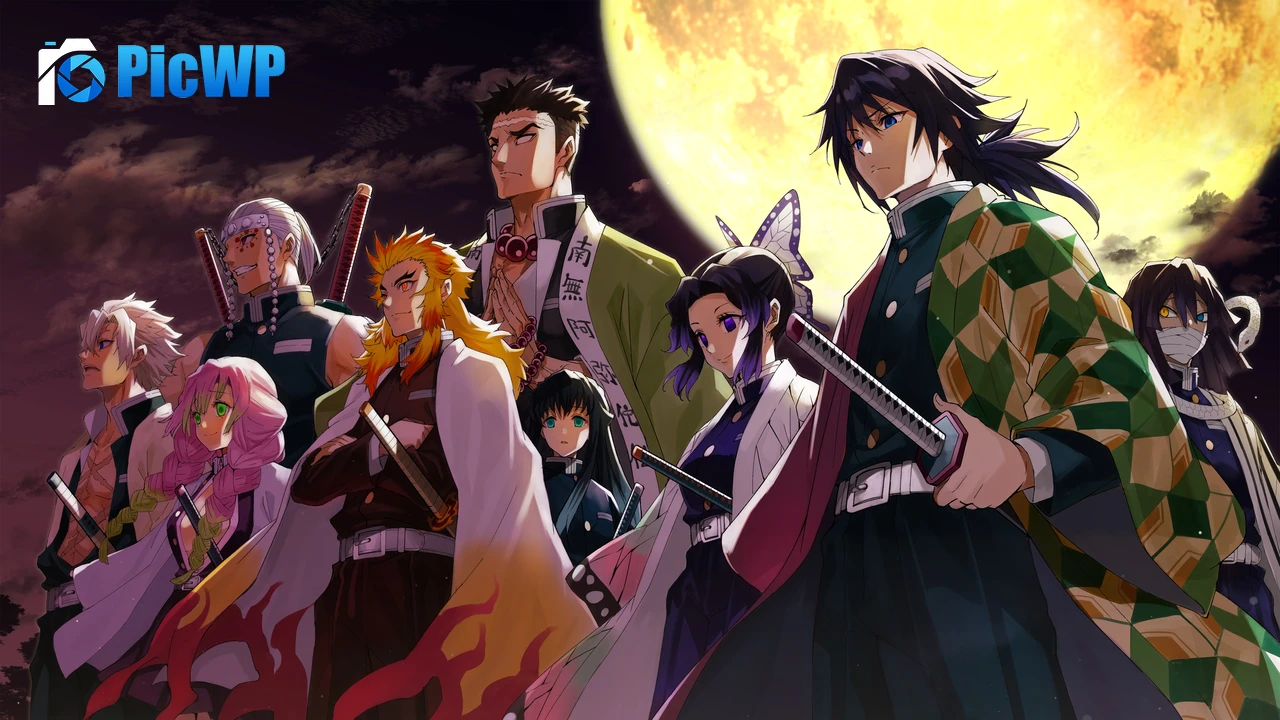 Demon Slayer: Kimetsu no Yaiba Character art 6K PC Wallpaper
