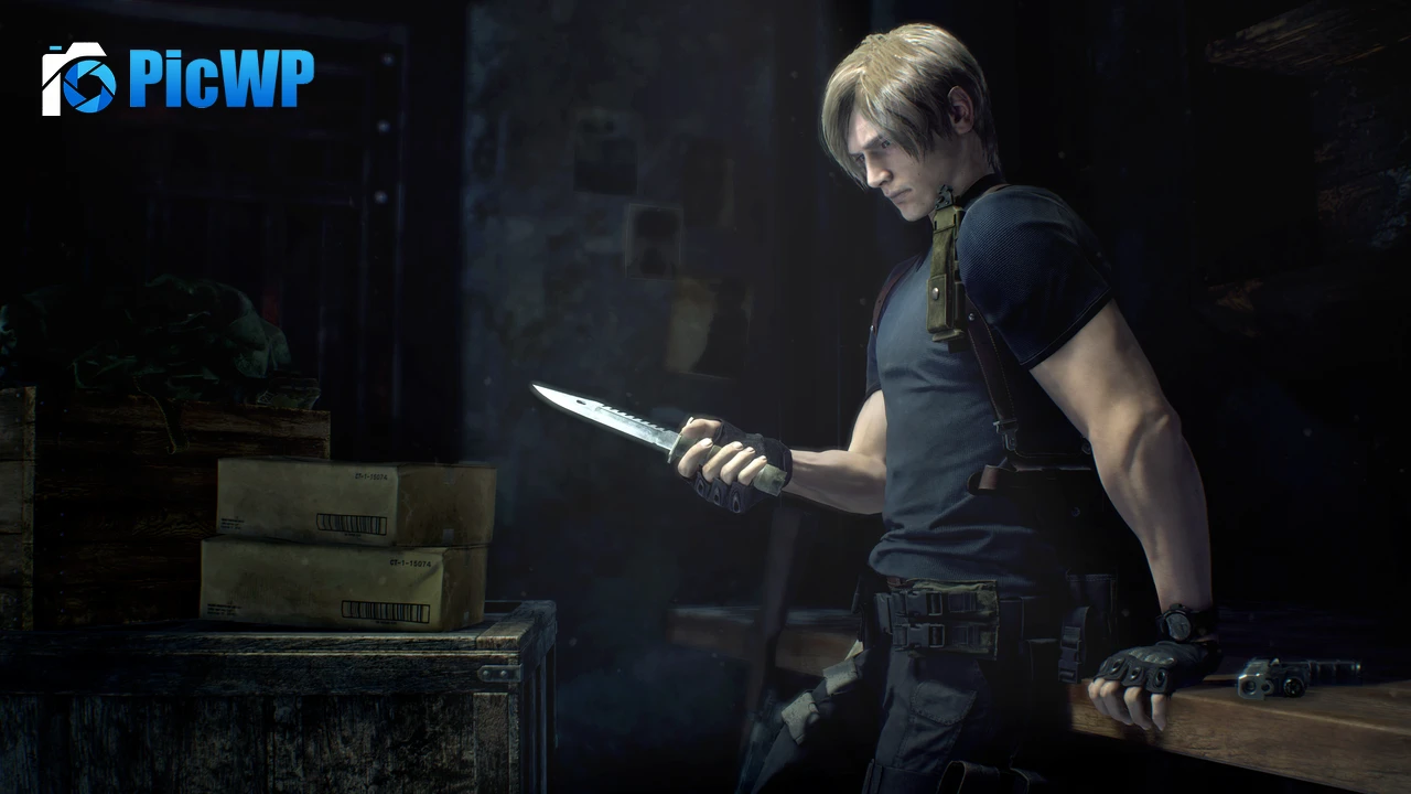 Resident Evil 4 Leon S. Kennedy 8K PC Wallpaper