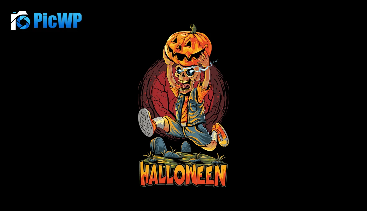 Halloween zombie Scary 5K PC Wallpaper