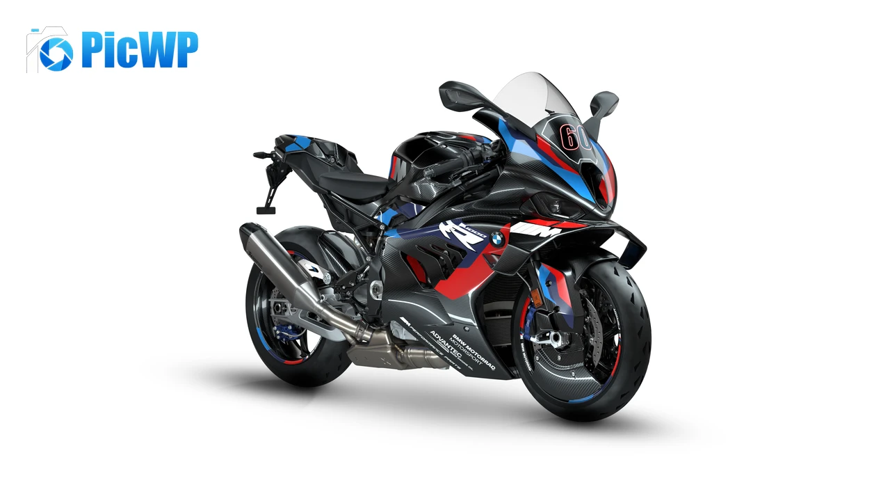 BMW M 1000 RR White background 6K PC Wallpaper