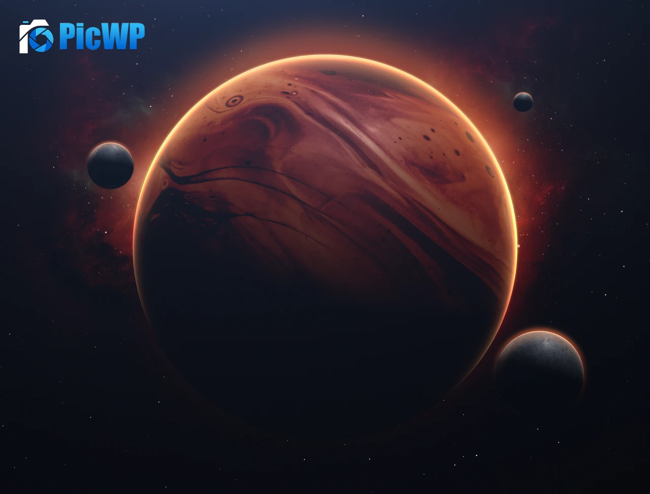 Solarus planet Red planet 5K PC Wallpaper