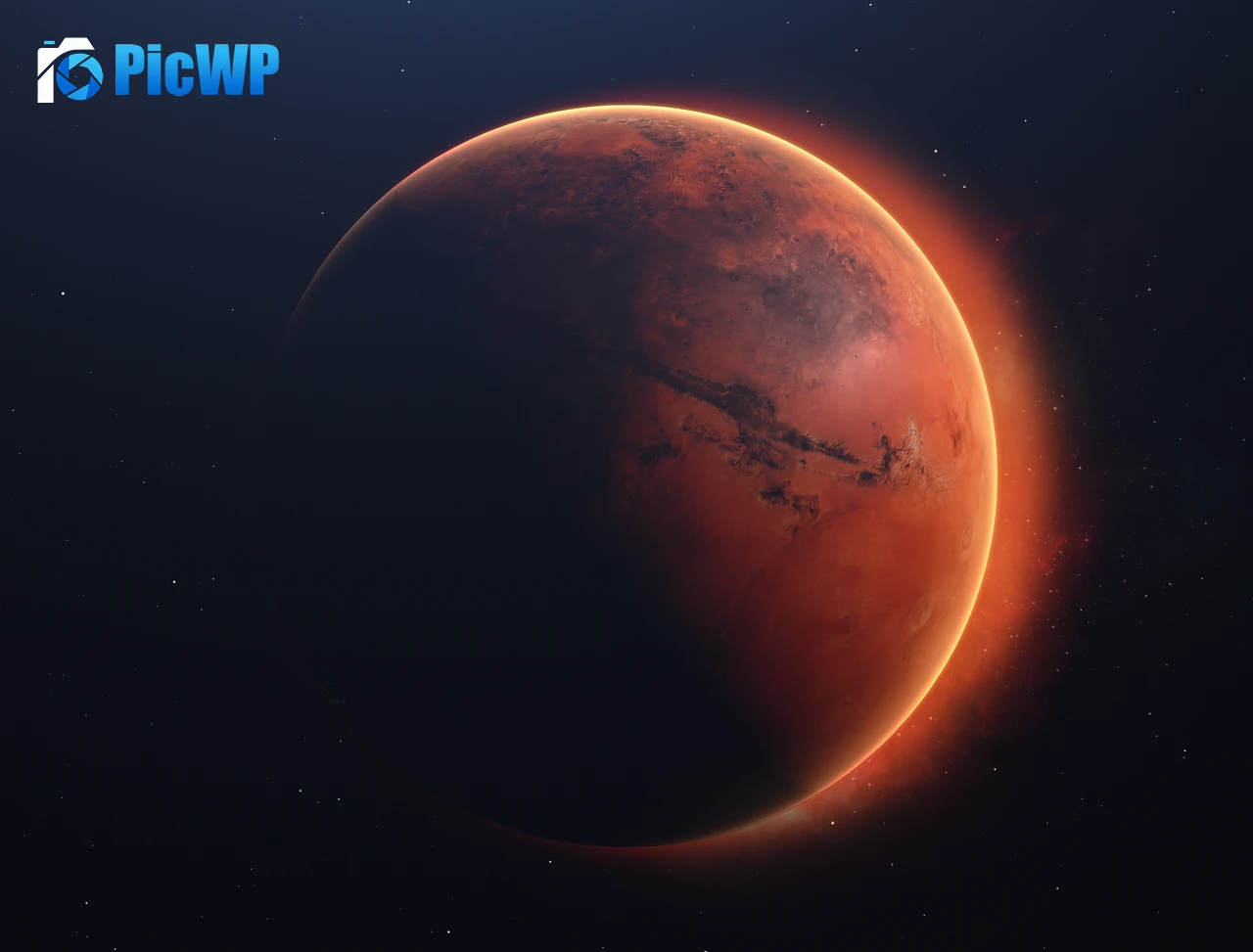 Mars Solar system 5K PC Wallpaper