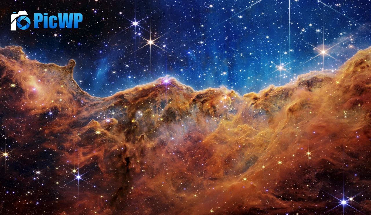 Carina Nebula Cosmic Cliffs 8K PC Wallpaper