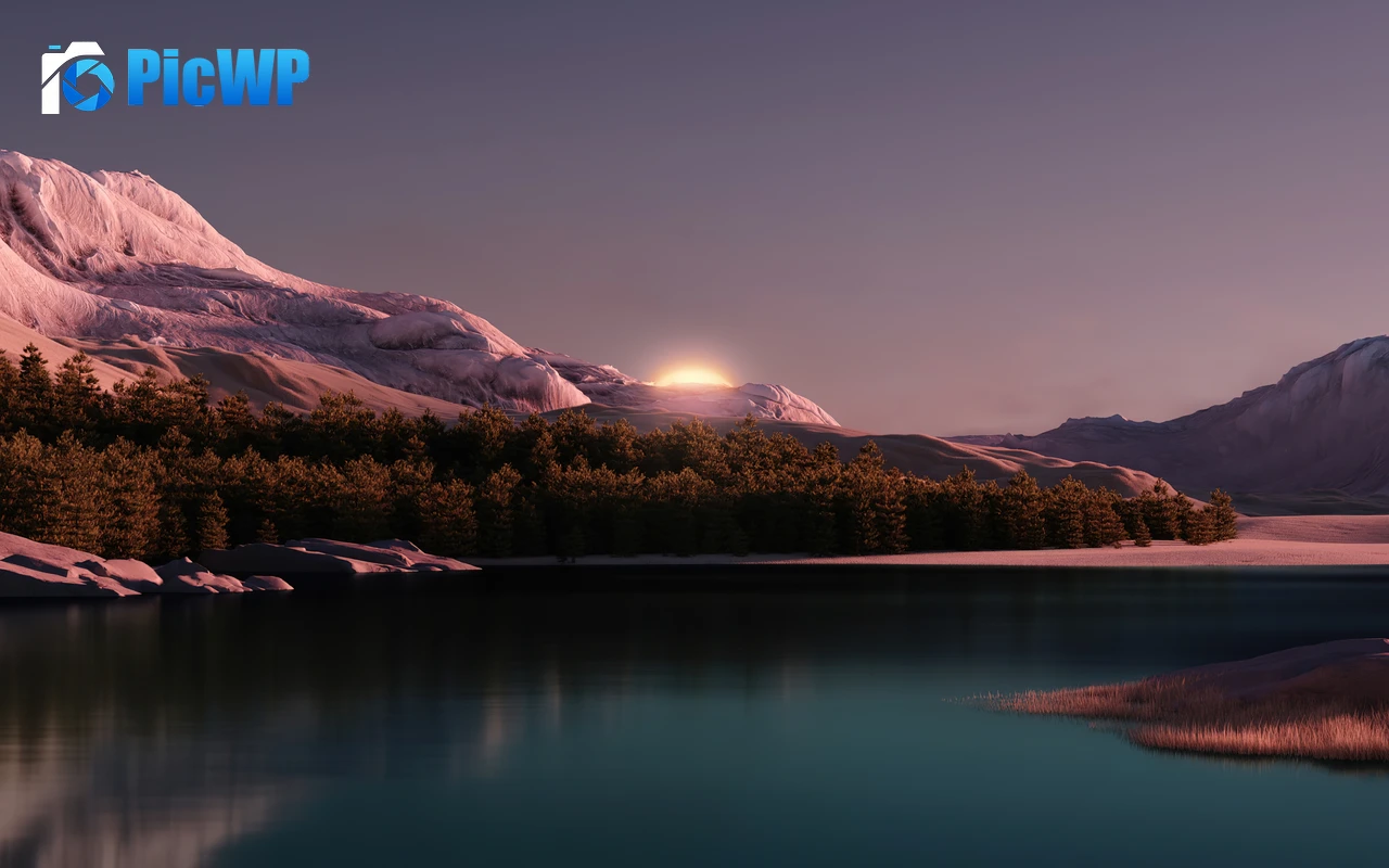 Landscape Evening 4K PC Wallpaper