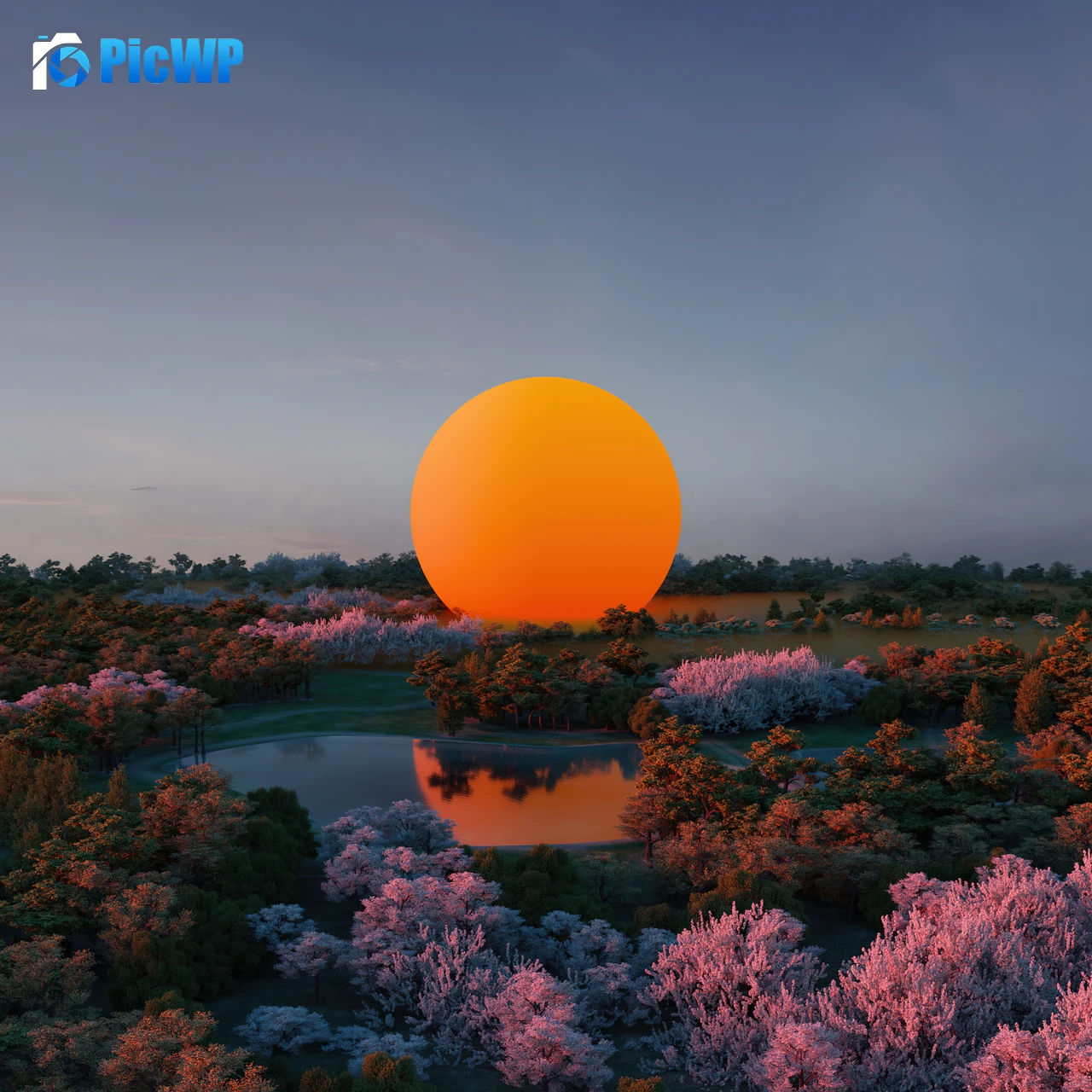Windows 365 Surreal Landscape 4K Fold Wallpaper