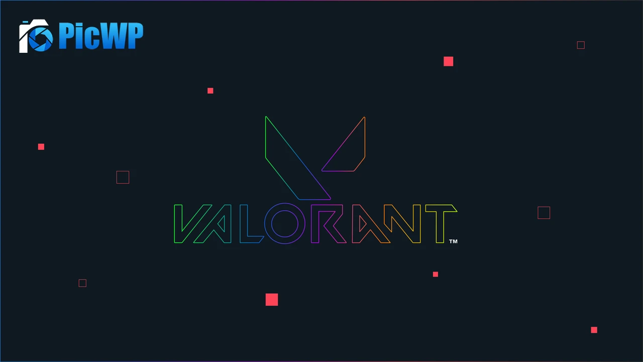 Valorant Neon text 9K PC Wallpaper