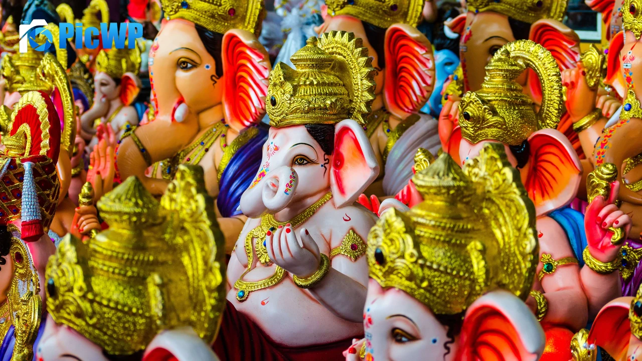 Lord Ganesha Ganapati Bappa 5K PC Wallpaper