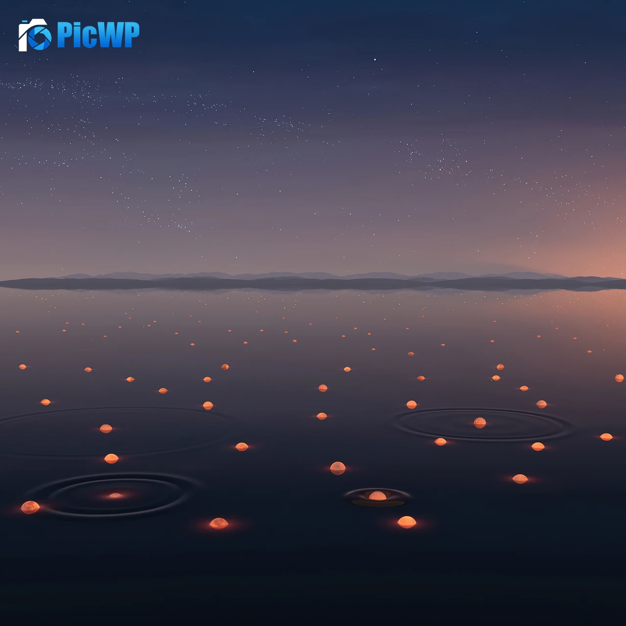 Lake Lights 4K Fold Wallpaper
