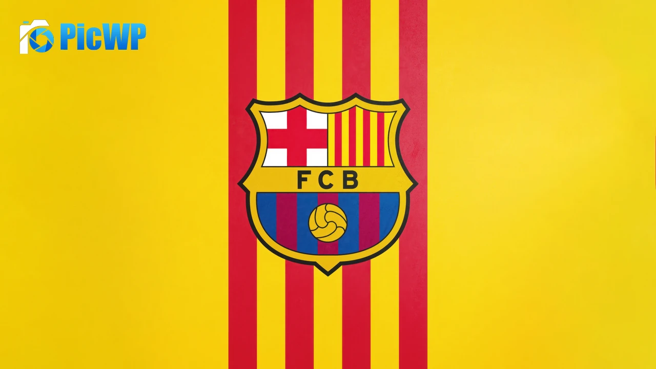 FCB Yellow background 6K PC Wallpaper