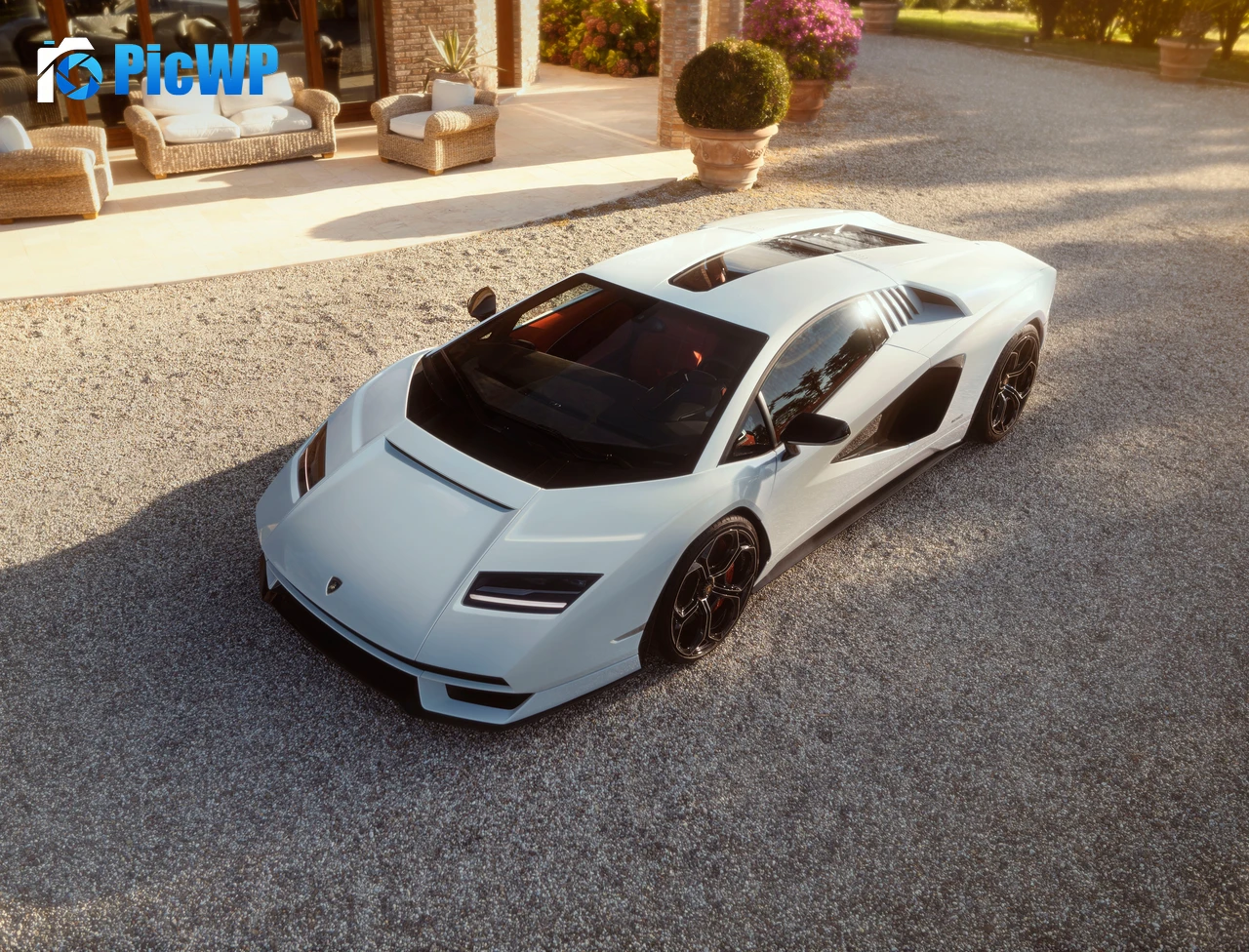 Lamborghini Countach LPI 800-4 Electric Sports cars 8K PC Wallpaper