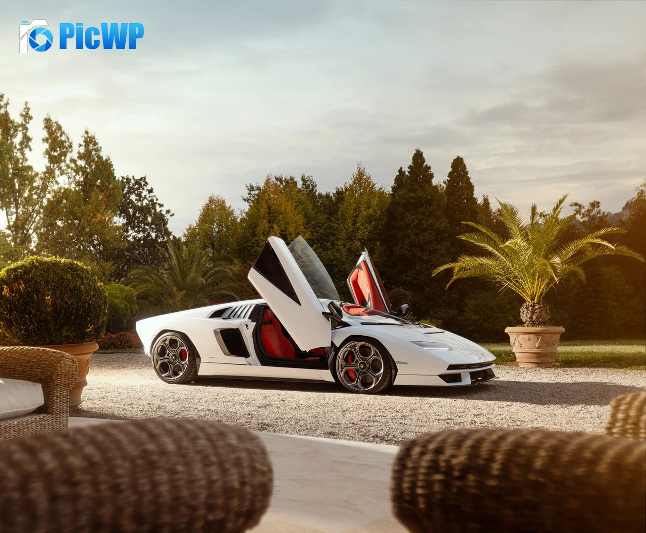 Lamborghini Countach LPI 800-4 Hybrid electric cars 8K PC Wallpaper